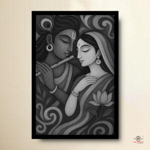 Best Hindu Religious Wall Painting | Radha Krishna Painting for Home Decor krishna divine love artwork